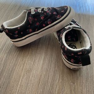 -Vans toddler size 6.5 Floral pattern